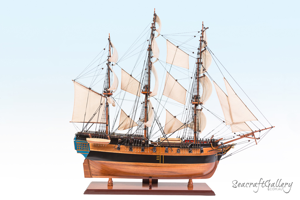 Hms Investigator Model Ship, Model Wooden Ships Australia