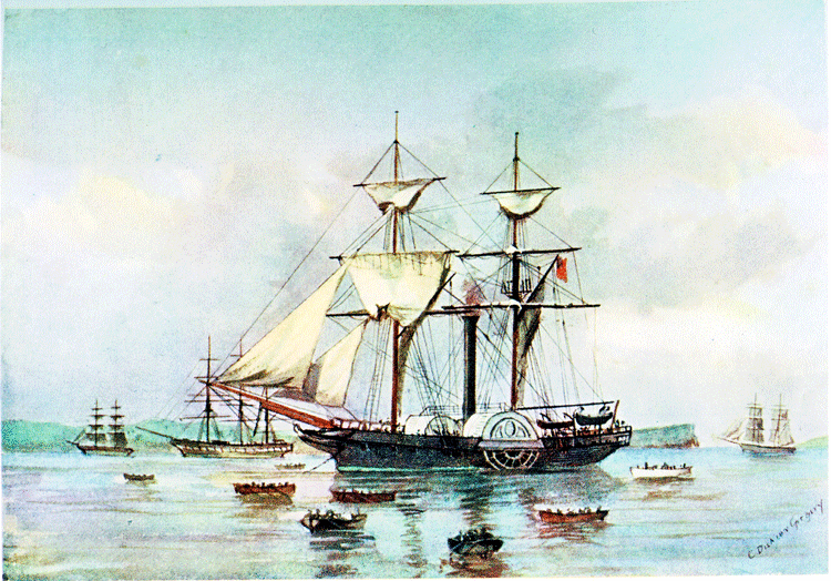 Sophia Jane - The first steamship arrived in Australia