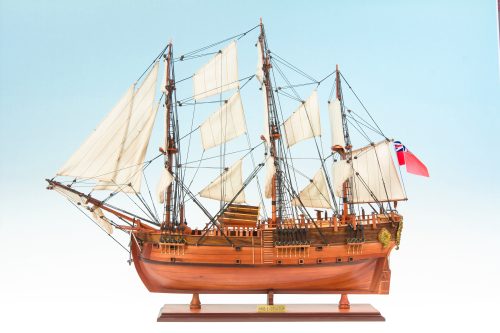 HMB Endeavour model ship