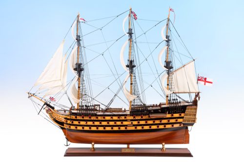 HMS Victory painted model ship