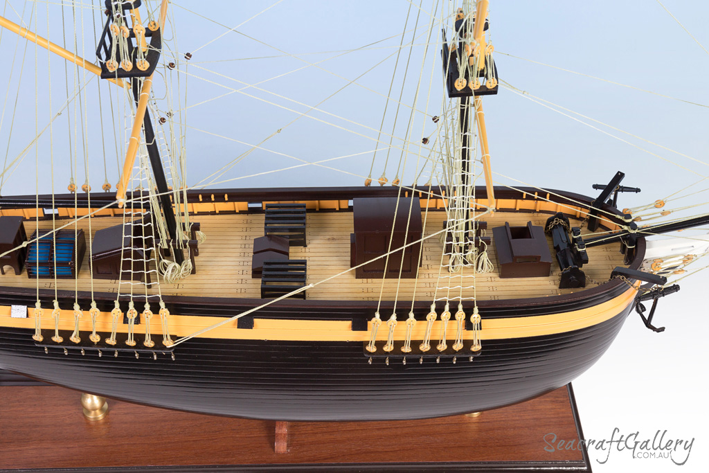 Brig Amity model ship