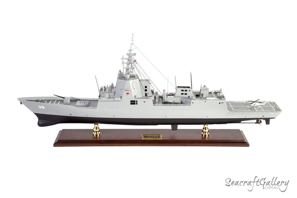 HMAS Hobart battleship model