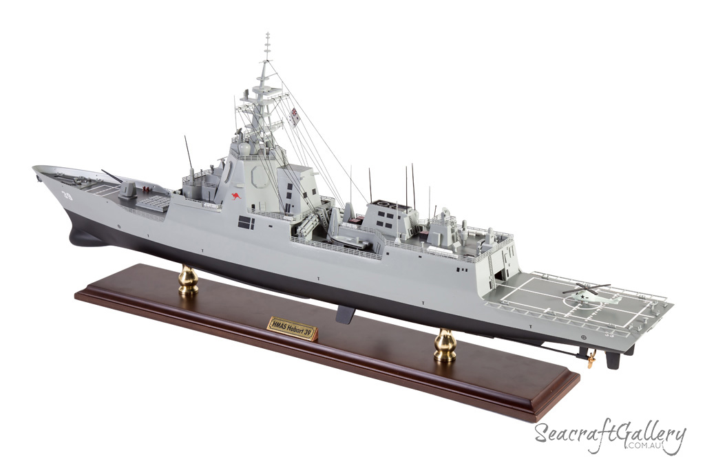 HMAS Hobart battleship model