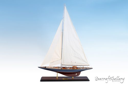 Endeavour painted model sailing yacht