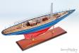 Endeavour sailboat model