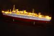 SS Australis Ocean Liner Handmade Wooden Ship Model