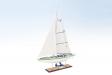 Detailed Australia II sailboat models 40cm