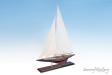 Endeavour Yacht Painted 70cm | Model Sailing Boats for Sale