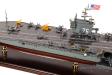 USS Reagan model warship