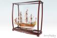 Batavia Model Ship in a Wooden Display Cabinet | Seacraft Gallery