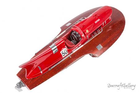 Ferrari Hydroplane Model Boat 70cm | Ferrari Wooden Speed Boat Models