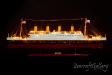 RMS Titanic model with lights 2023