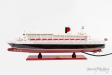 Museum Quality Wooden RMS Queen Mary 2 Model Ship with lights for Sale - 80cm