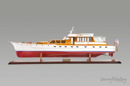 Trumpy motor yacht model